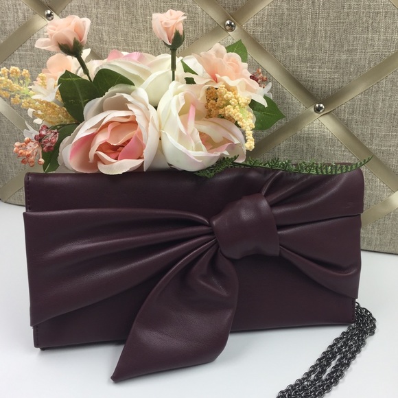 INC International Concepts Handbags - INC “Bowah” Clutch Handbag w/ Chain Strap